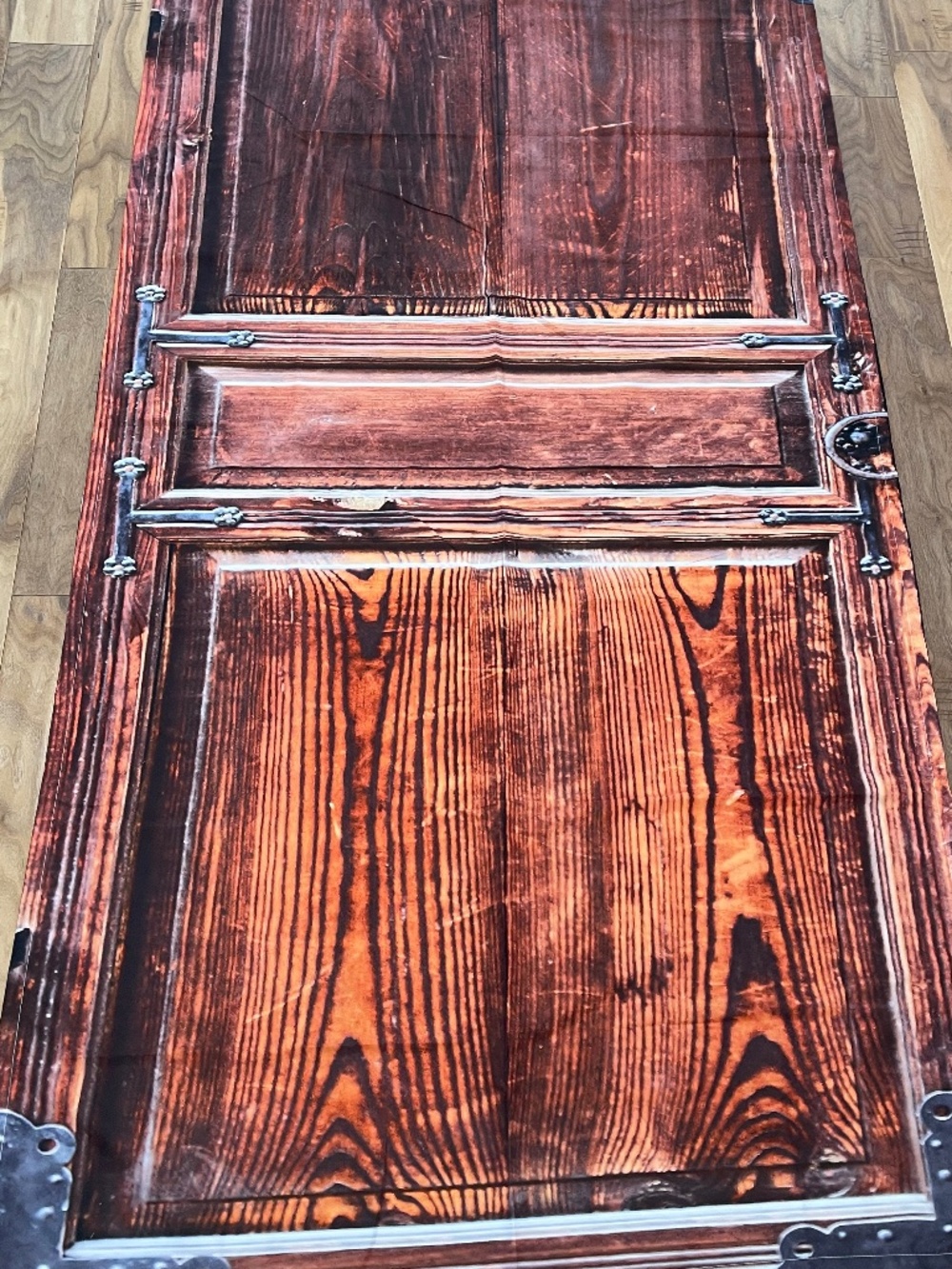 Like New Set of 4 Faux Door Curtain Panels